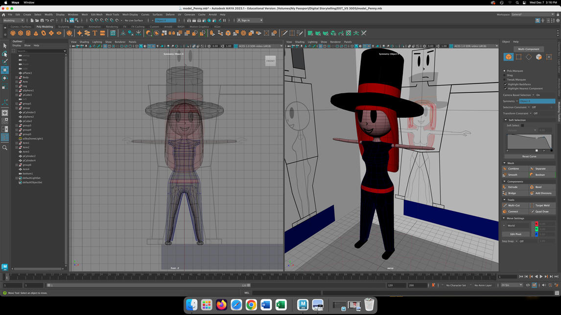 Work in progress – Autodesk Maya