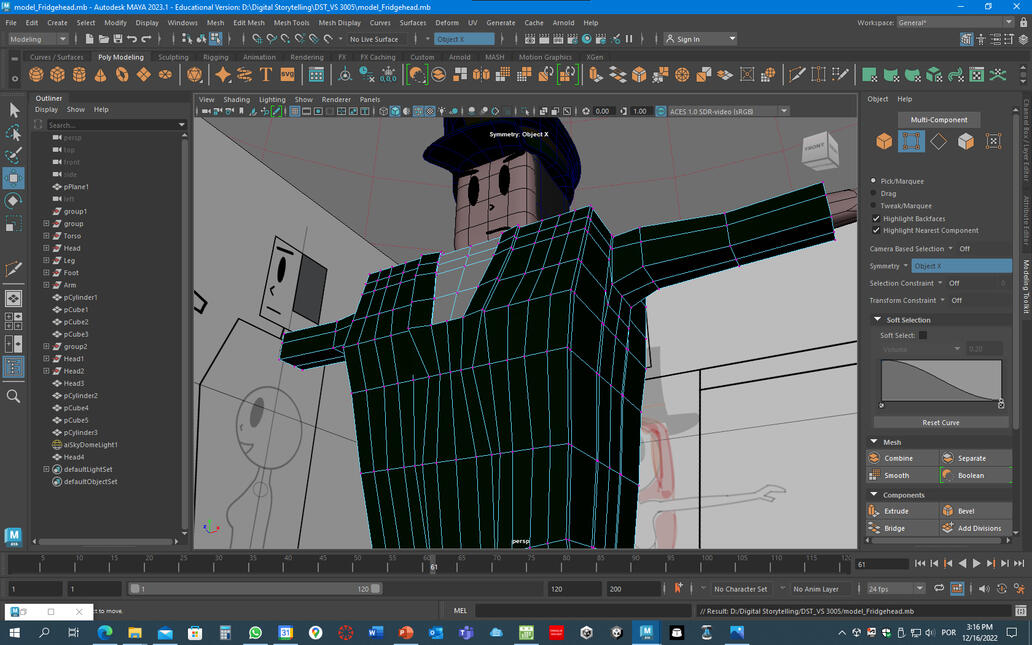Work in progress – Autodesk Maya