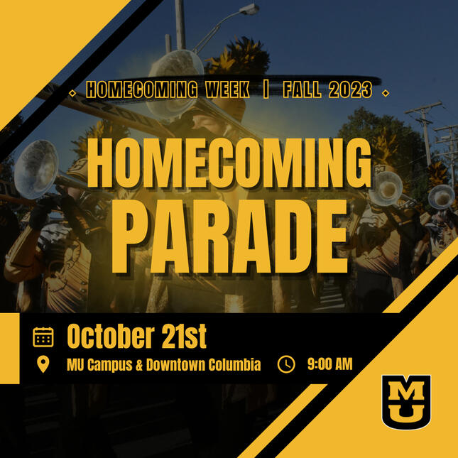 Homecoming Week Fall 2023 - Homecoming Parade October 21st