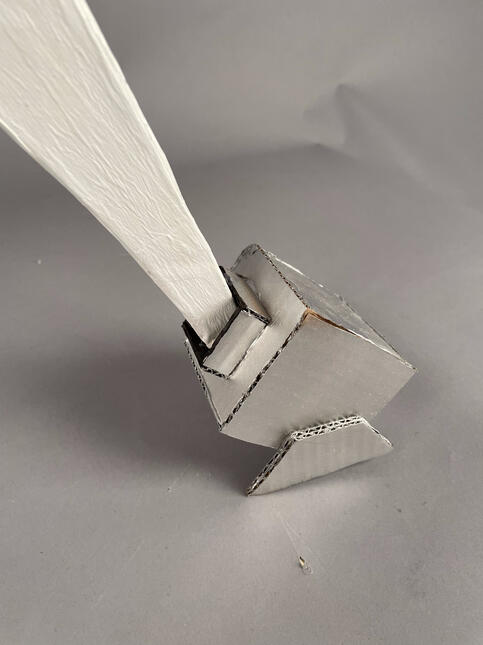 Retrofitting Project, Acrylic on Cardboard