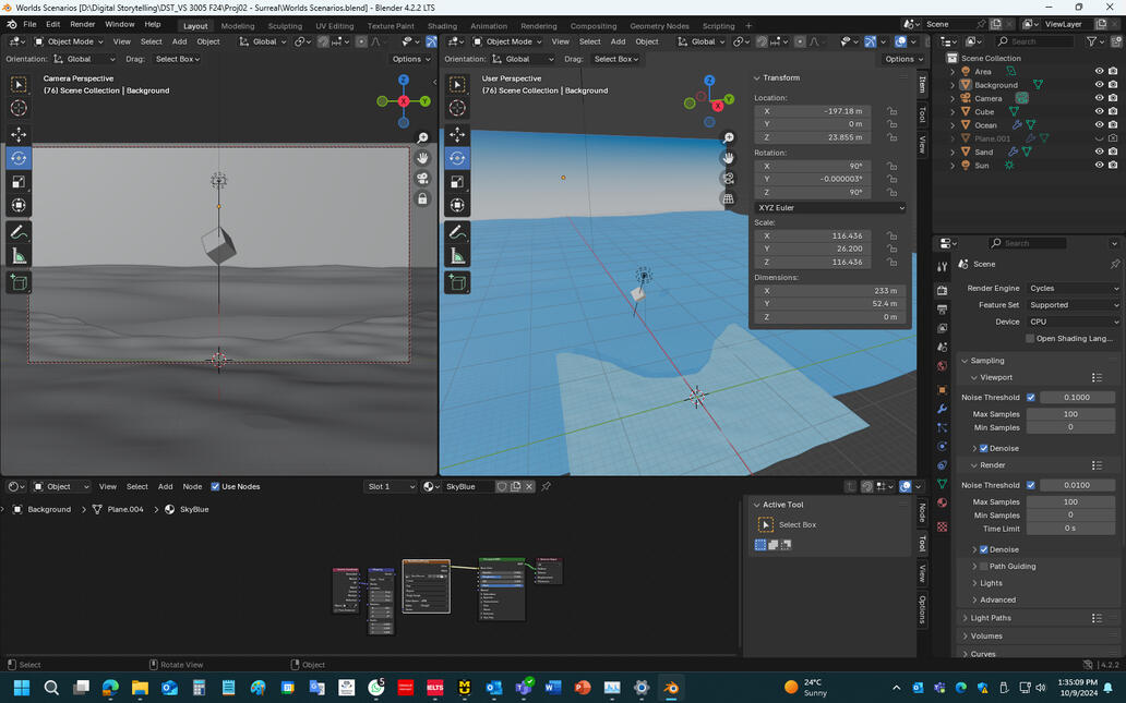 Work in progress – Blender