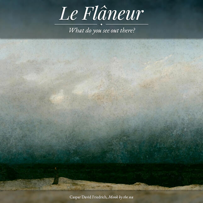 Caspar David Friedrich, Monk by the sea