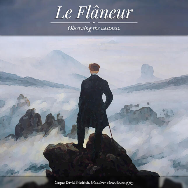 Caspar David Friedrich, Wanderer above the sea of fog