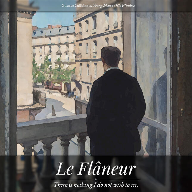 Gustave Caillebotte, Young Man at His Window