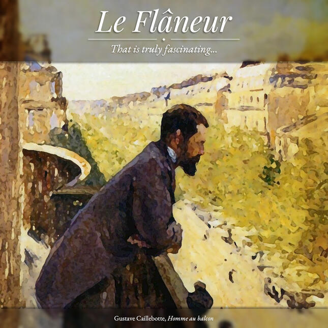 Gustave Caillebotte, Homme au balcon