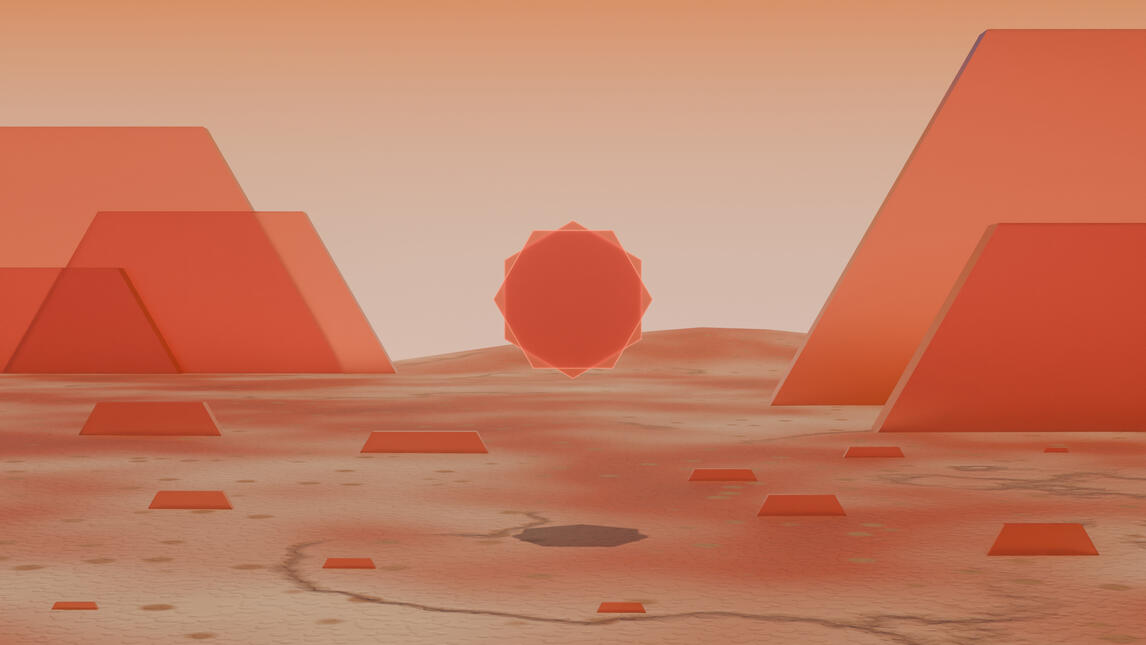 Red Rocky Desert