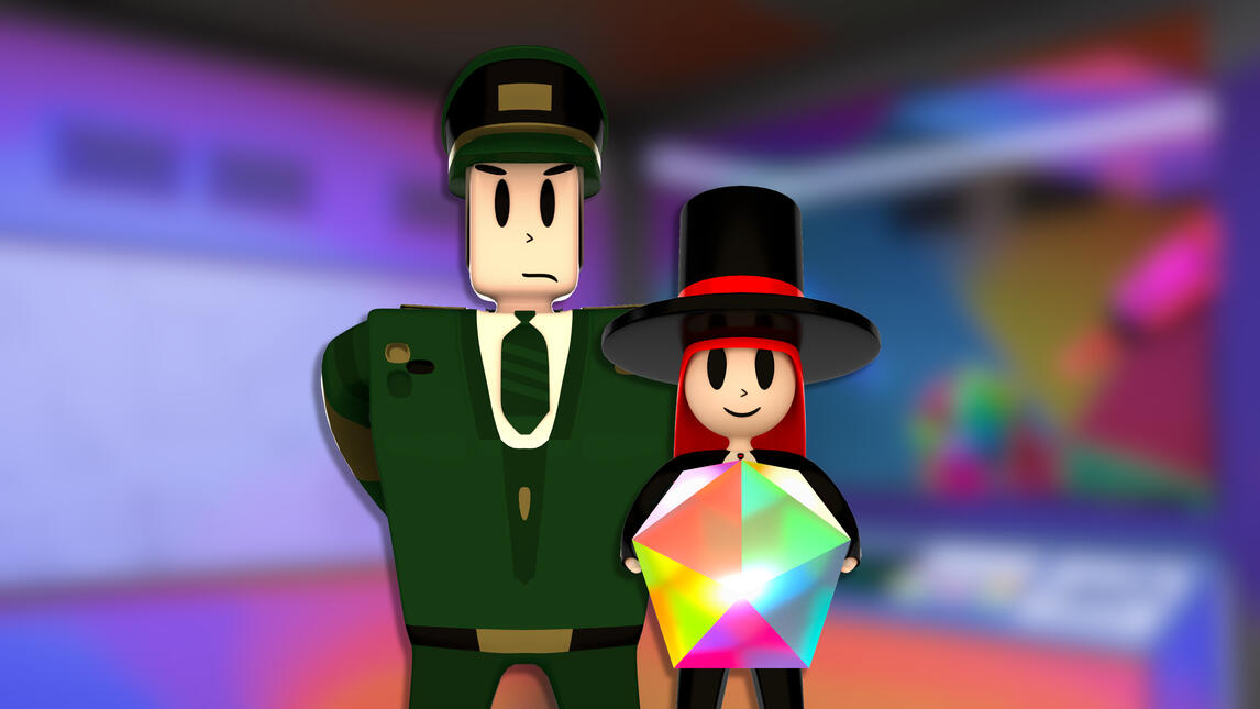 Penny & Fridgehead from Crystal Bonds