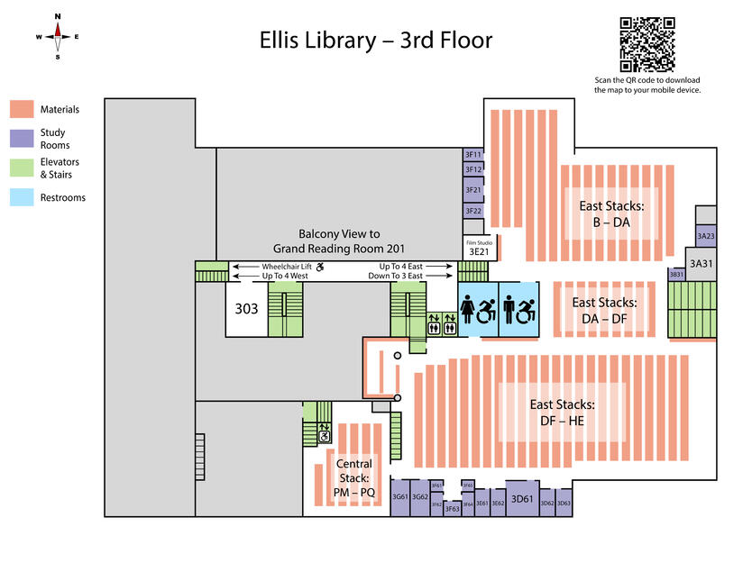 University of Missouri Ellis Library – 3rd Floor